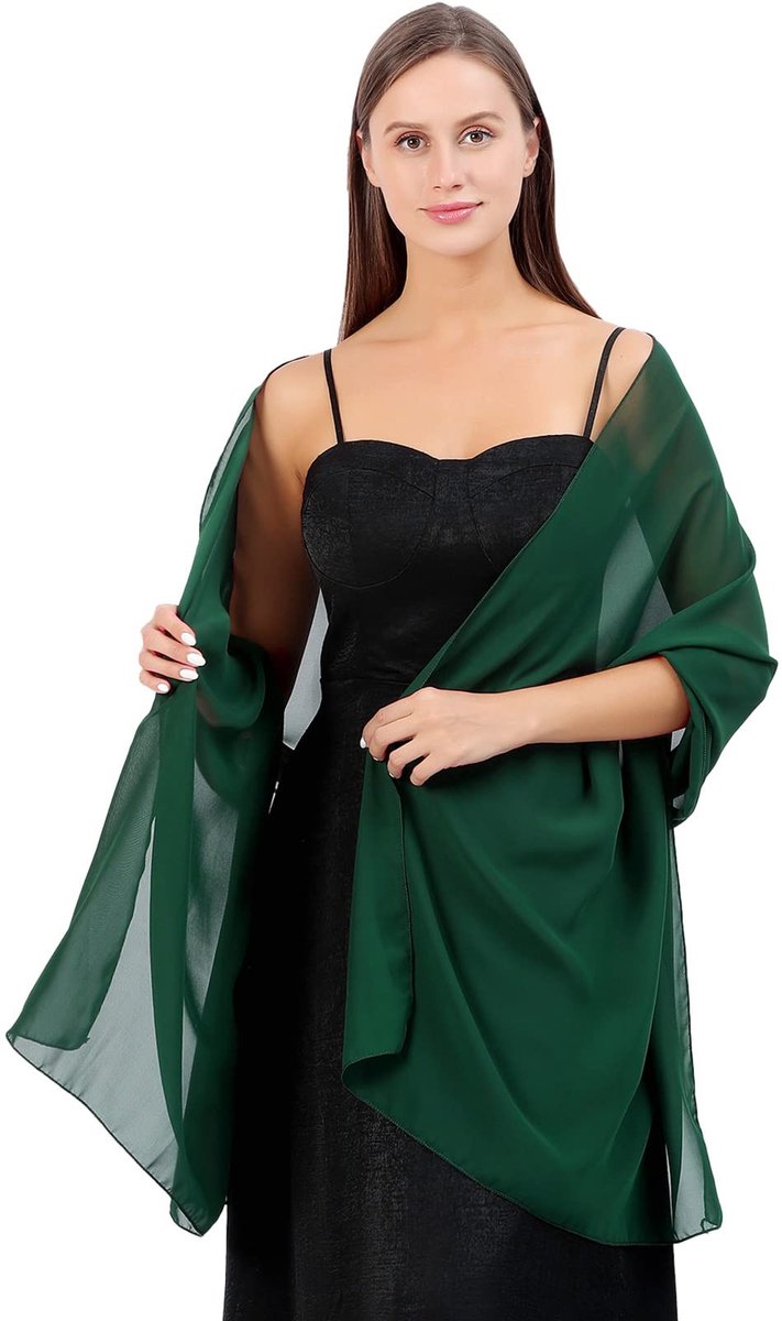 Elzusha - Elegante Chiffon Sjaal voor Avondjurken