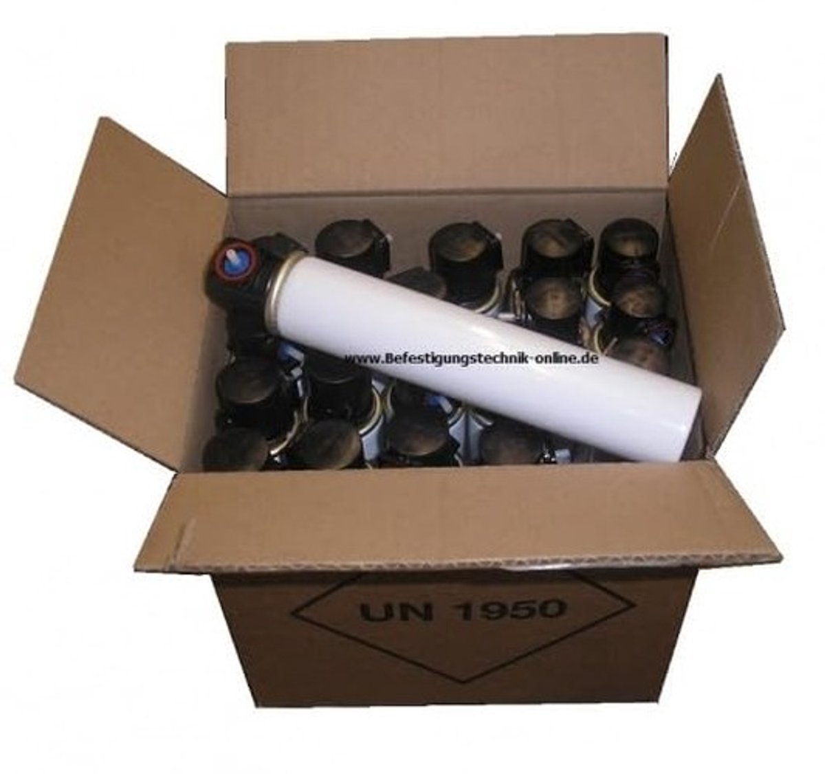 Elzusha - 12x Gaspatronen Blauw - Geschikt voor 152mm Ventiel