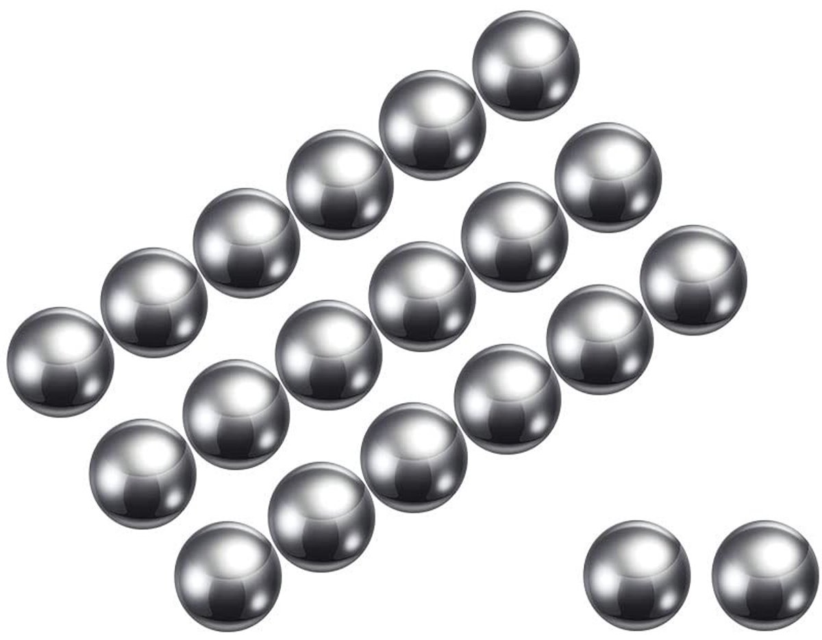 Elzusha - 10000pcs Precisie Ballen 1mm Koolstofstaal voor Lagers - Solid
