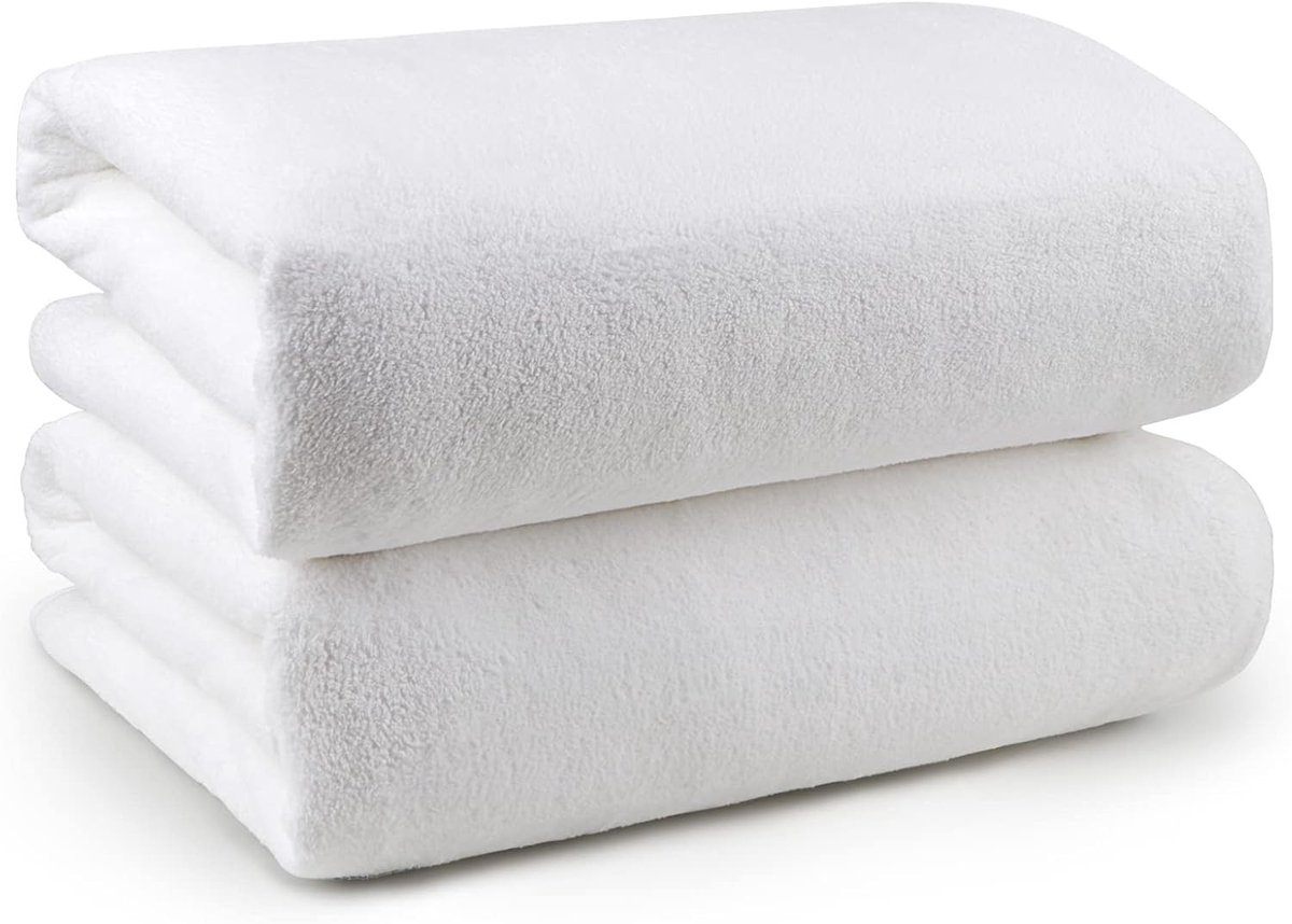 Zachte Microfiber Handdoeken, 27 x 54 cm, Set van 2, Ideaal voor Sport en Reizen, Sneldrogend en Absorberend