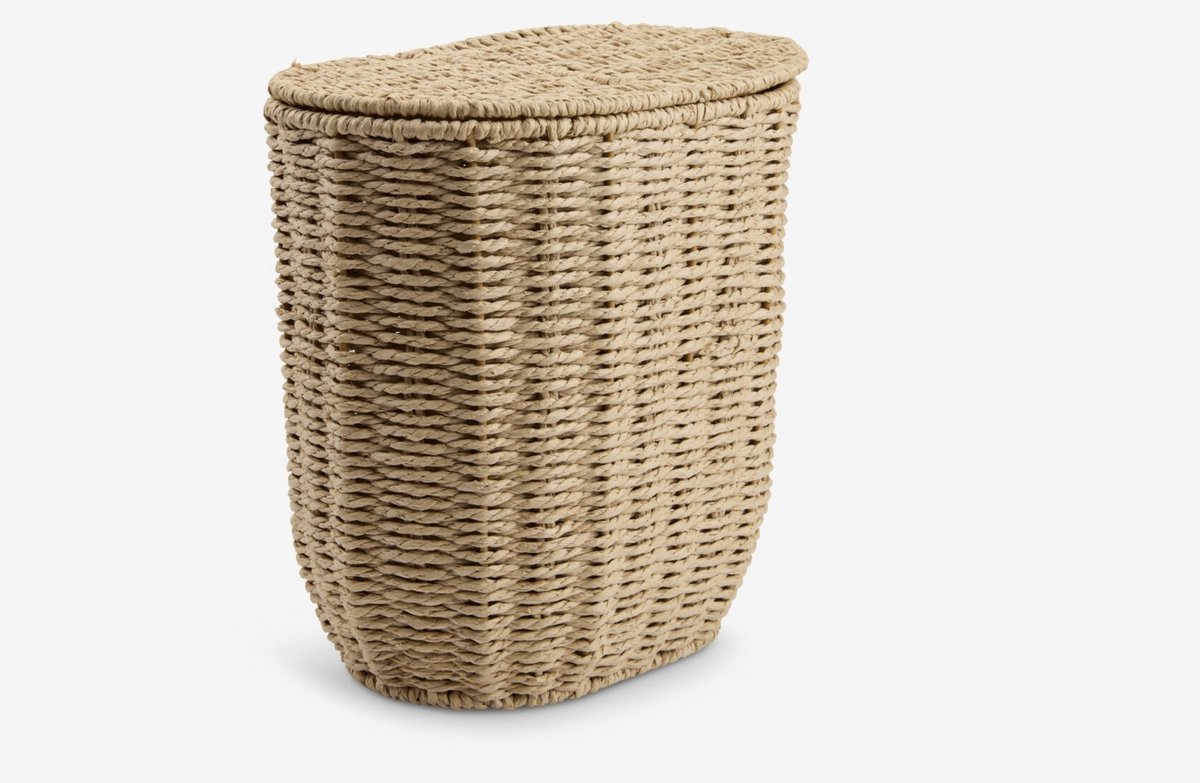 Zeegras afvalemmer - Ovaal - 5 Liter - 18 x 25 x 26 cm