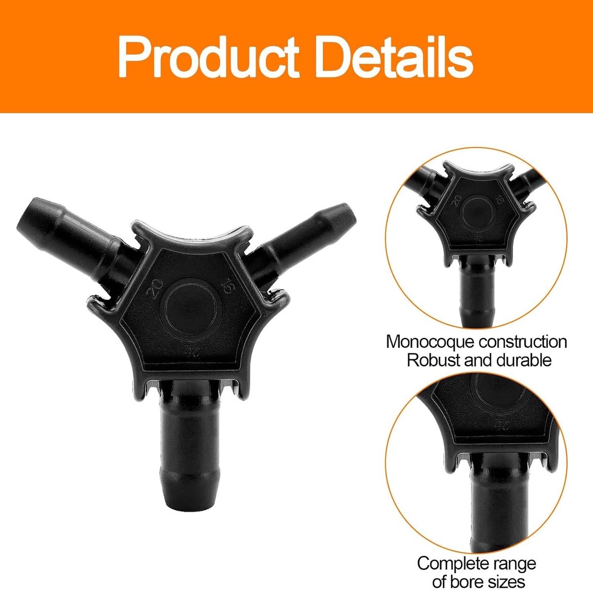 Professionele multi-layer countersink en calibrator voor buizen met diameters van 16-20-26 mm, ergonomisch handvat voor loodgieters en doe-het-zelvers