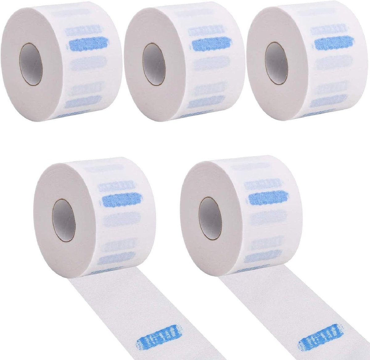 Verkrijgbaar: Wegwerp Nekpapier Rol voor Kappers - Set van 5 Rollen, Hygiënisch en Comfortabel