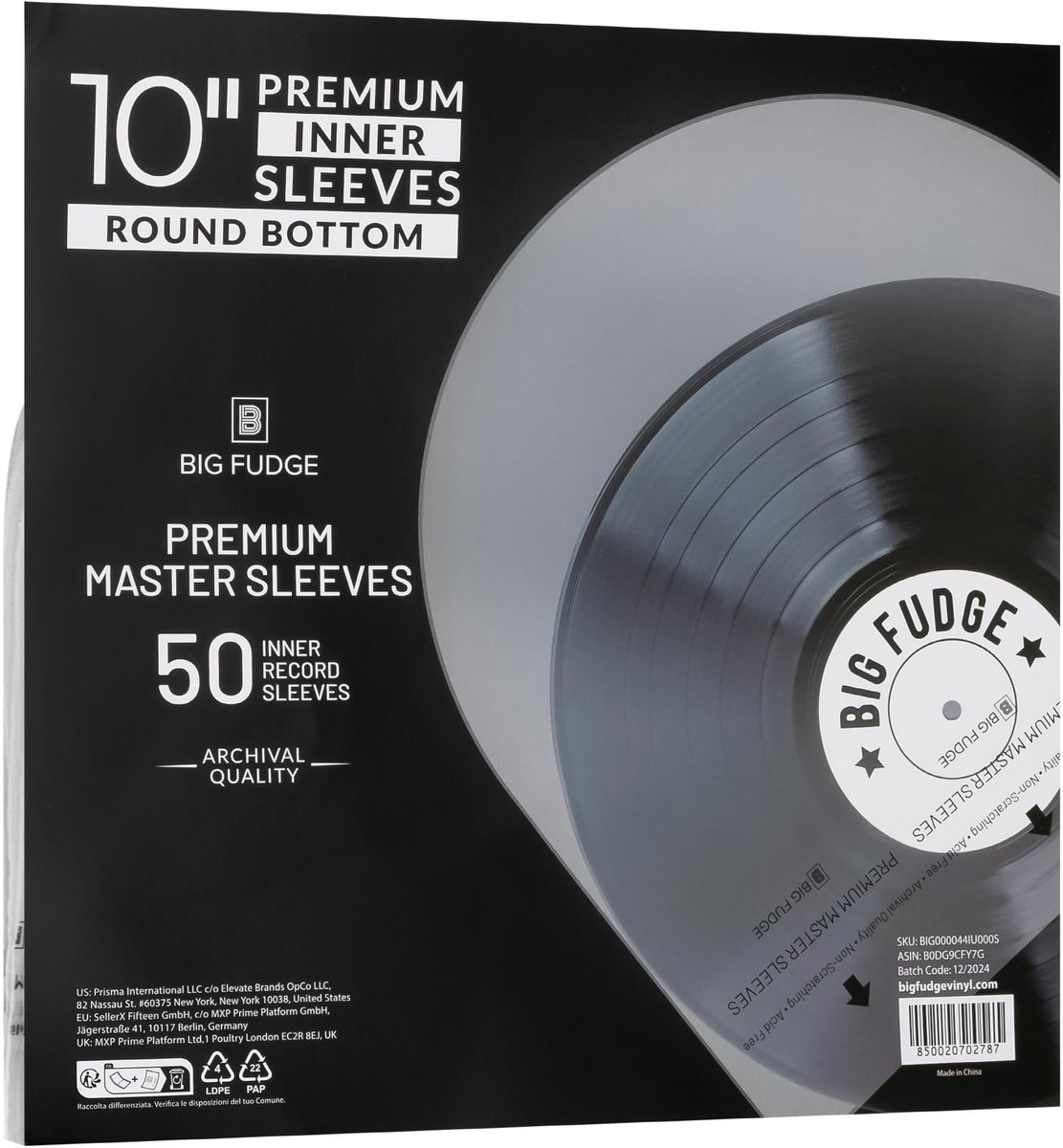 Dailygoody - OmGoods - Dailygoody - Vinyl cover - Antistatische lp hoezen - Bescherming voor je platen - 50x 10 inch - Rijstpapier - Geschikt voor lp's - Perfect voo...