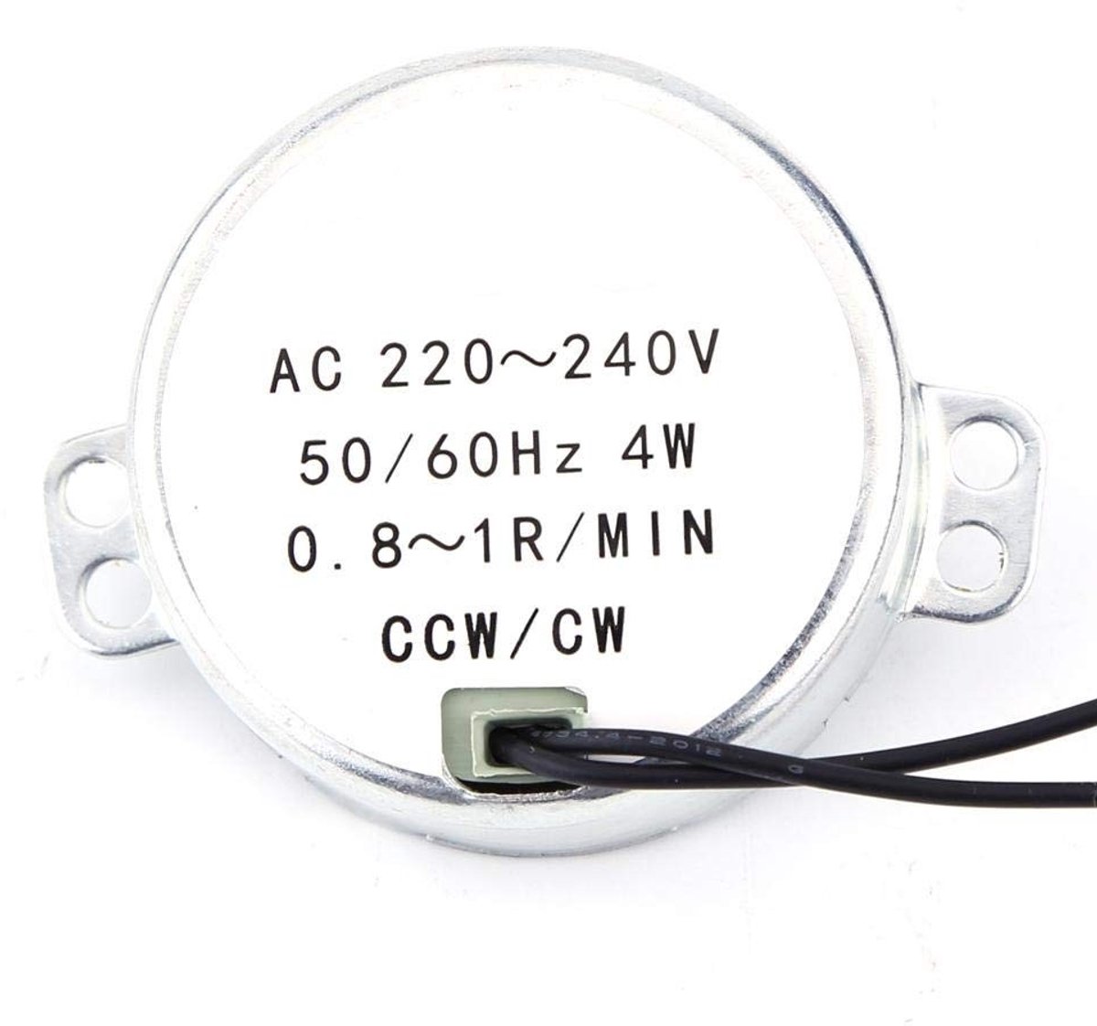 Dailygoody - Synchrone motor - Draaitafelmotor - 4 watt vermogen - Slijtvast metaal - 0,8-1 RPM - Voor langdurig gebruik - Geschikt voor diverse
