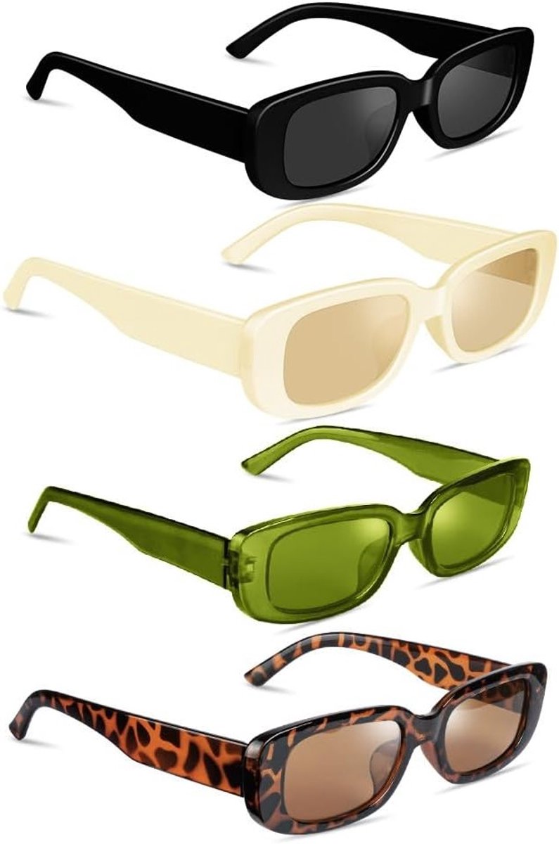 Retro Hartvormige Zonnebril Set van 2 - Cat Eye Zonnebrillen met UV400 Bescherming voor Kinderen en Volwassenen, Perfect voor Feesten en Foto's