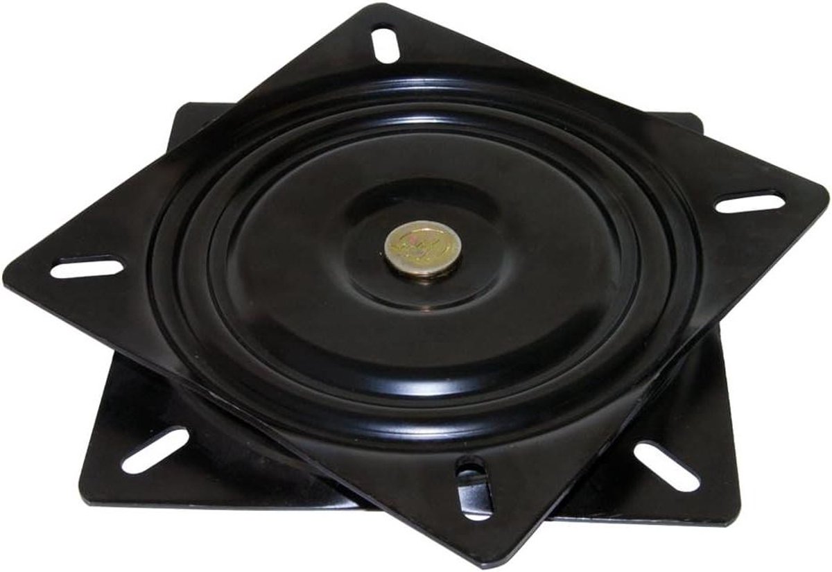 Draaibare TV Draaiplateau - Draaistel Monitor - Meubels Draaien - 360 Graden - 100 kg - Zwart