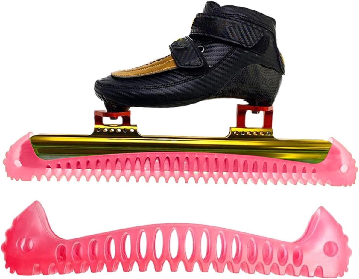 Schaatsbeschermers - Schaats Soakers - Schaatsen Beschermen - Vochtabsorberend Materiaal - 35 cm - Roze