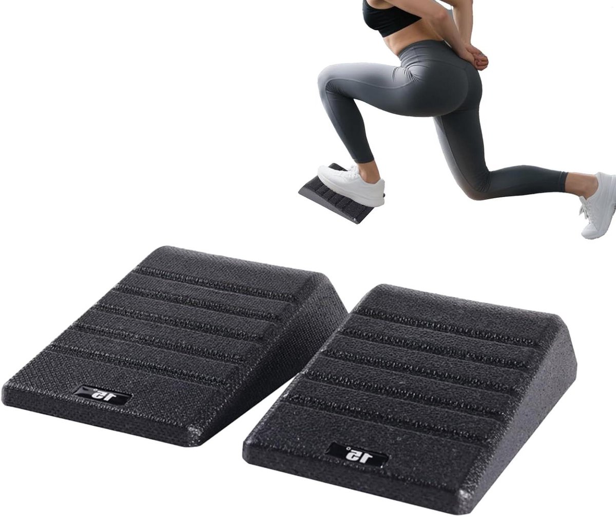 Squat Blocks Wig - Schuine Plank - Fitness Training - Dubbel Schuin Design - 30 x 15 x 11 cm