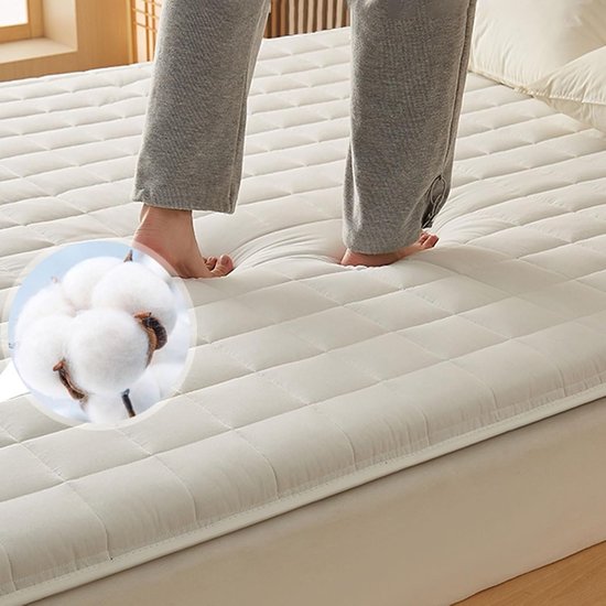 Opvouwbaar Matras - Gastenbed Futon - Comfortabel Slapen - Vierlaags Kernontwerp - 180 x 200 cm - Grijs — afbeelding 2