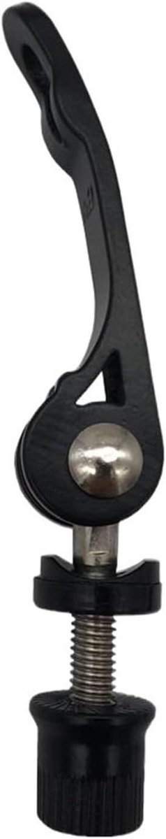 Fiets Snelspanner - Zadelpenklem - Fiets Onderhoud - Verstelbare Lengte - M8x65mm - Zwart