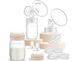 Maymom kolfonderdelen Compatibel met Spectra S2, S1 en 9 Plus borstkolven; 21 mm flens, fles en duckbill-ventiel; niet-originele compatibele Spectra vervangingsonderdelen