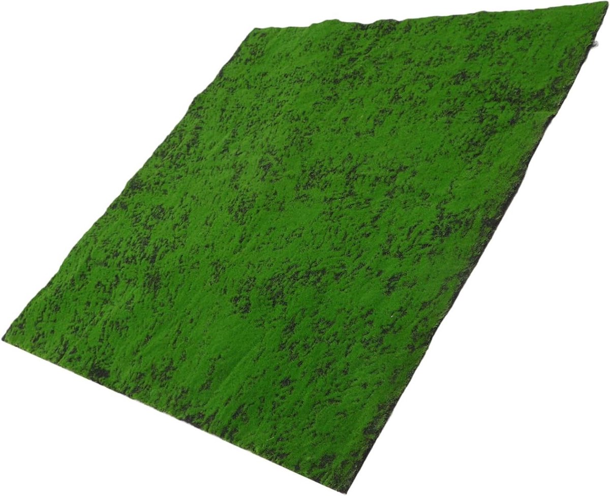 Kunstgras Decoratie - Nep Grasmat - Zandtafel Aanleg - Snijdbaar Schuim - 100x100cm - Groen