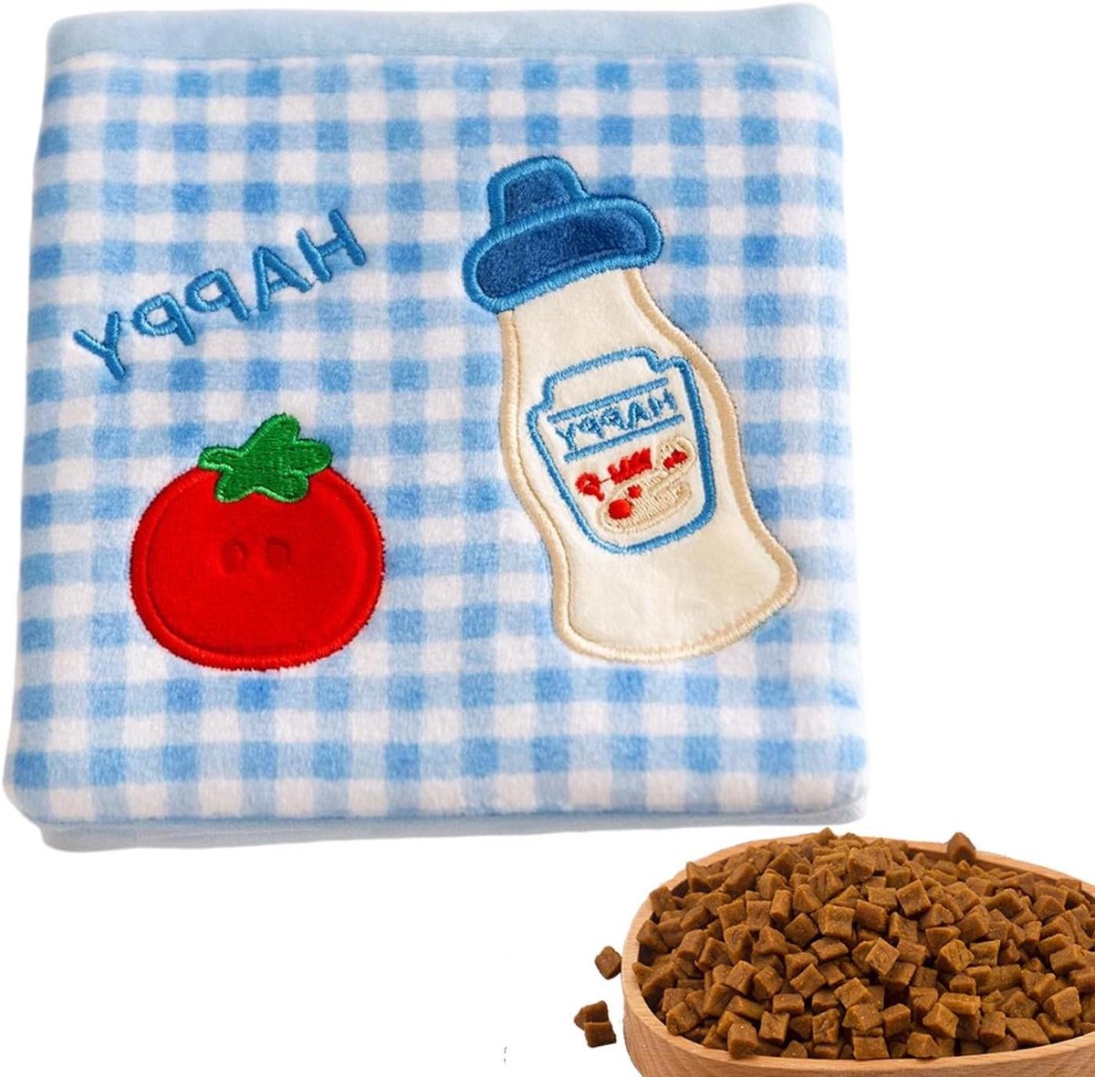 Honden snoepdispenser - Interactief speelgoed - Mentale stimulatie - Versterkte naden - 40 x 13 cm - Rooster