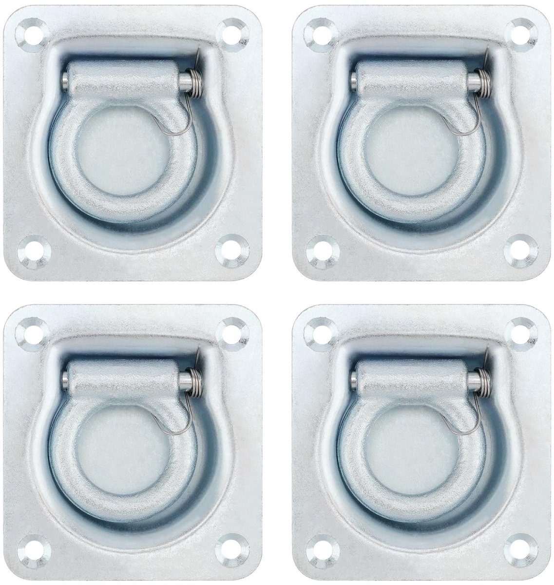 Dailygoody - Solidchoice - Dailygoody - sjorogen - 800 kg capaciteit - verzinkt staal - 4 stuks - veilig transport - geschikt voor aanhangers en vrachtwagens