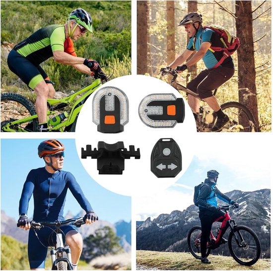 Fietswaarschuwingslampje - Achterlicht Signaal - Veilig Fietsen - Met Audio Alarm - 18 x 4 x 13 cm - Niet gespecificeerd — afbeelding 5