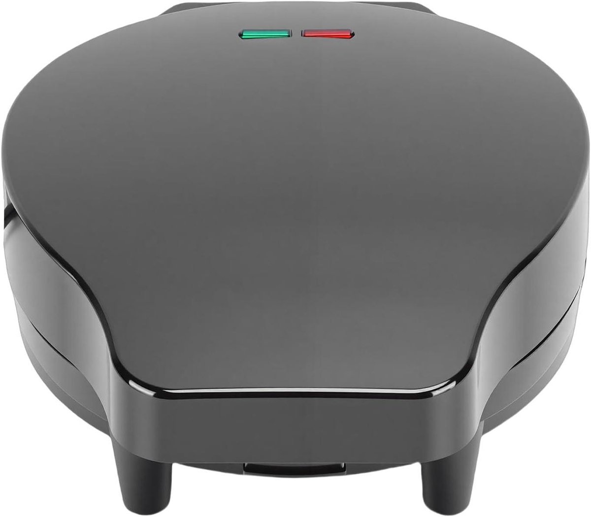 Elektrische Omeletmaker - Dubbele Bakplaat - Ontbijt Maken - Dubbele Kookzones - 265D x 205B x 13H cm - Zwart