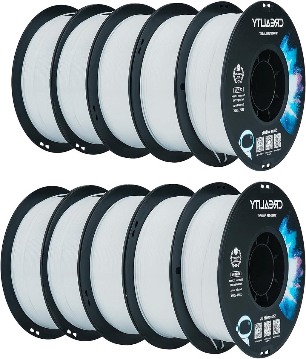 PETG Filament - 3D Printerdraad - 3D Prints Maken - Hoge Taaiheid - 175 mm 10 kg - Wit