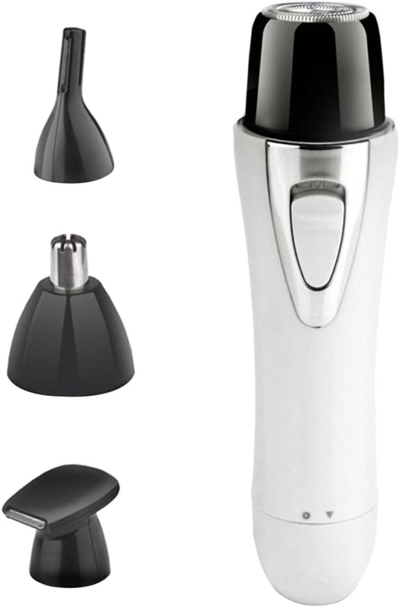 Gezichtshaar Trimmer - Neus Oor Trimmer - Persoonlijke Verzorging - USB Oplaadbaar - Compact Ontwerp - Wit
