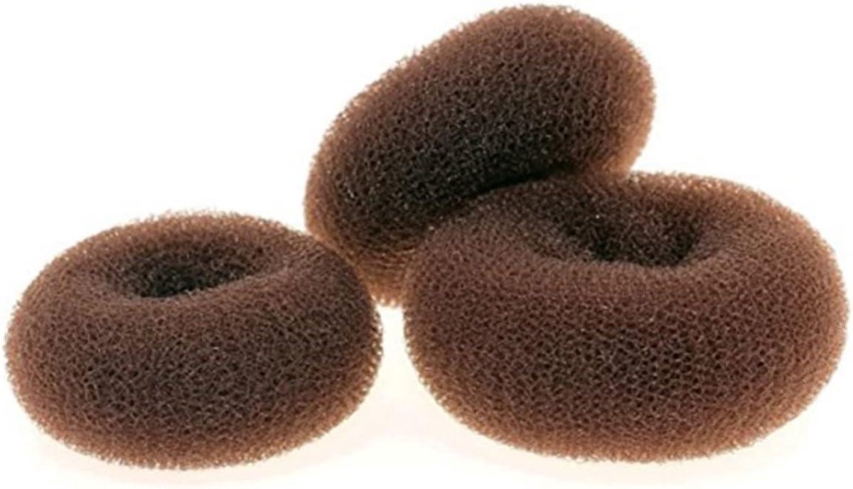 Haardonut Knotmakerset - Haarstyler Bun Maker - Kapsels Maken - 3 Verschillende Maten - 2.36-3.45 inch - Zwart