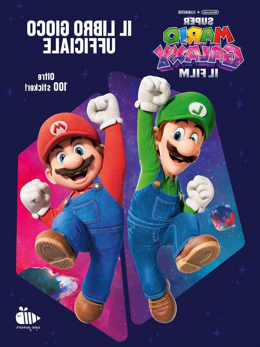 Super Mario Galaxy - Film Boek - Kinderspelletjes - Officiële Uitgave - 48 Pagina's - Gekleurd