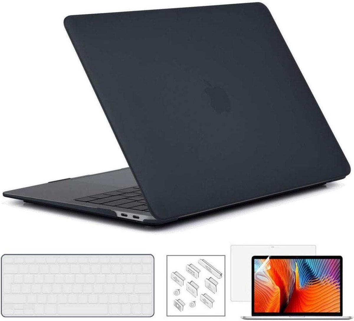 Laptop Hardcase - Beschermhoes Laptop - Laptop Bescherming - Compleet met toetsenbordcover - 15 inch - Zwart