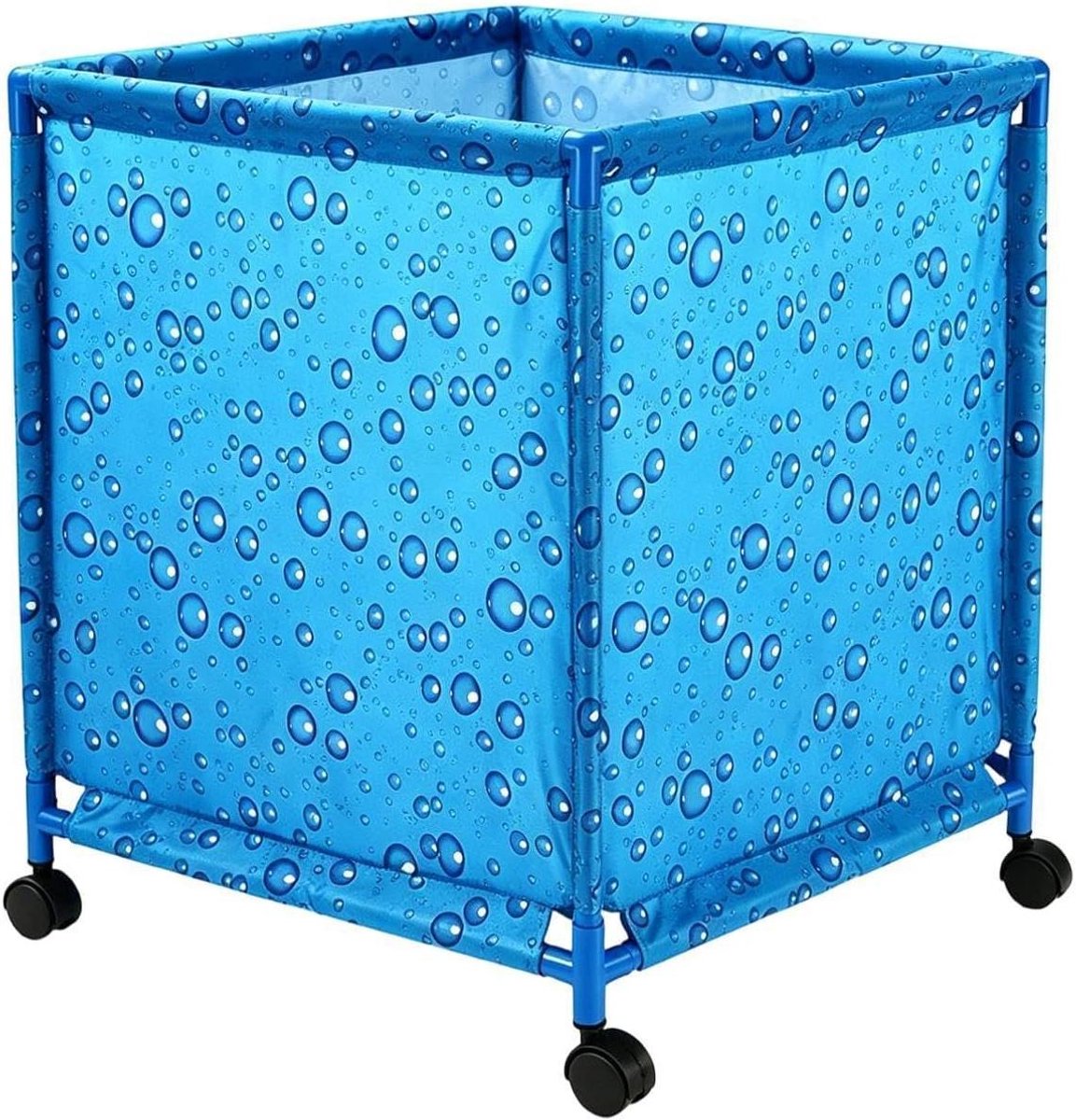 Zwembadopbergbak - Opblaasartikelen Organizer - Buitenopslag Ordenen - Rolbaar Ontwerp - 58x16x10 cm - Blauw