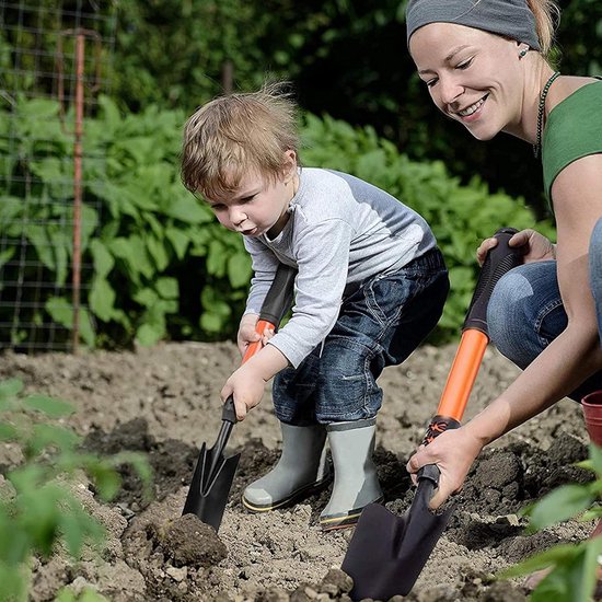 Tuingereedschap Set - Tuin Tools - Planten Verzorgen - Ergonomische Handgrepen - 3 Delig - Roestvrij Staal van Tuingereedschap. — afbeelding 2