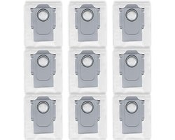 9 Stofzakken compatibel geschikt geschikt voor Roborock Q Revo/Qrevo Pro/Qrevo MaxV/Qrevo S/Qrevo Slim/Qrevo Master/Qrevo Plus/Qrevo Curv/Qrevo Edge / S8 MaxV Ultra accessoires