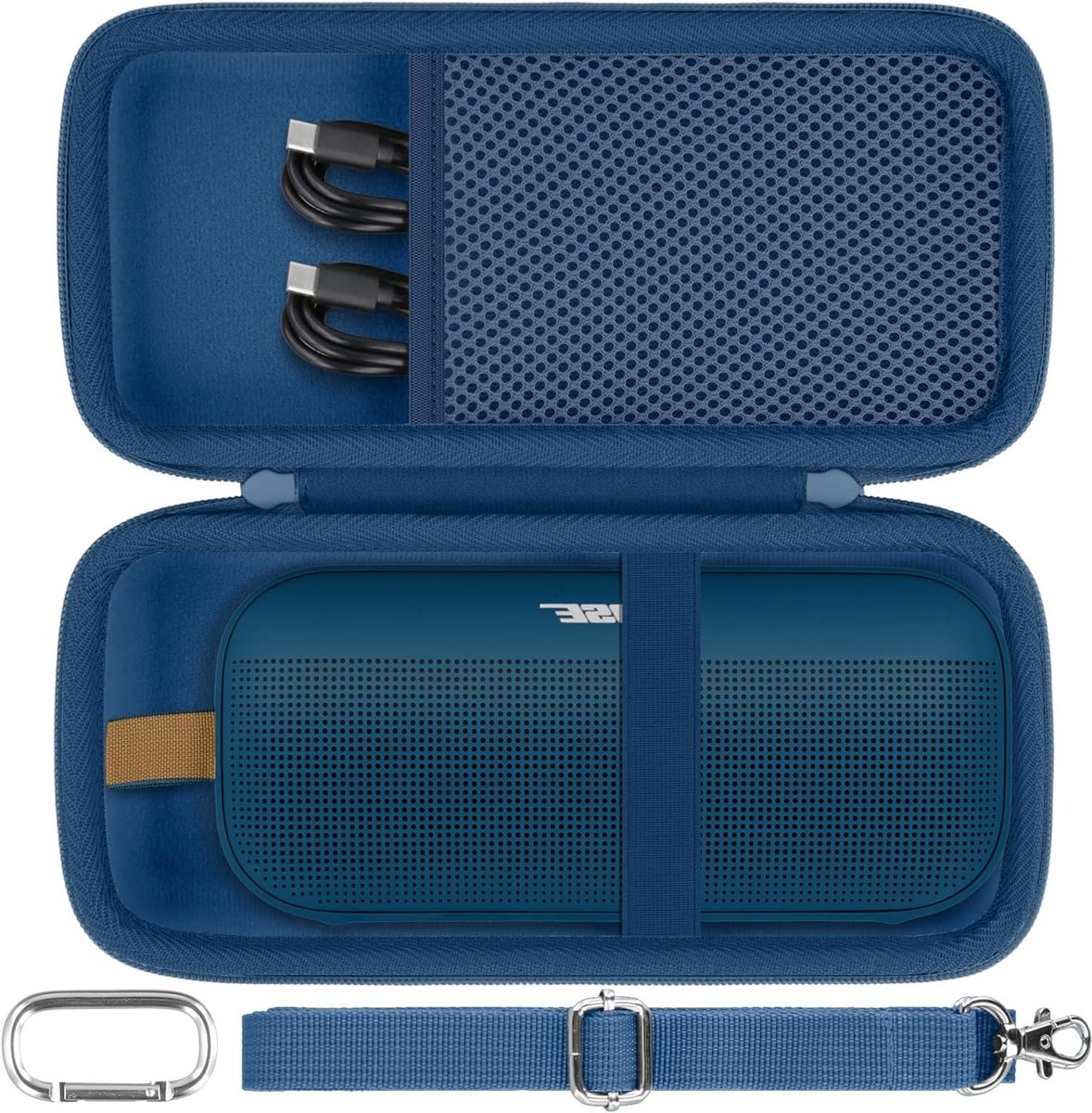 Duurzame Hard Travel Case voor Bluetooth Portable Speaker - Bescherming voor SoundLink Flex 2nd Gen - Ideaal voor Reizen en Outdoor Gebruik
