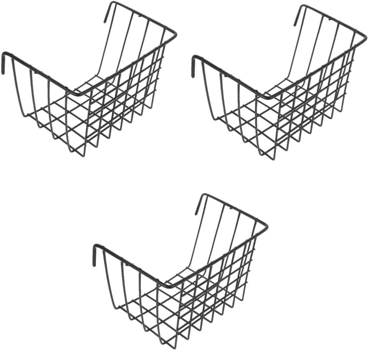 Hooi Net Feeder - Hooi Rek - Knaagdier Voeden - Voorkomt Vervuiling - 19.5x12.5x11.5cm - Zwart