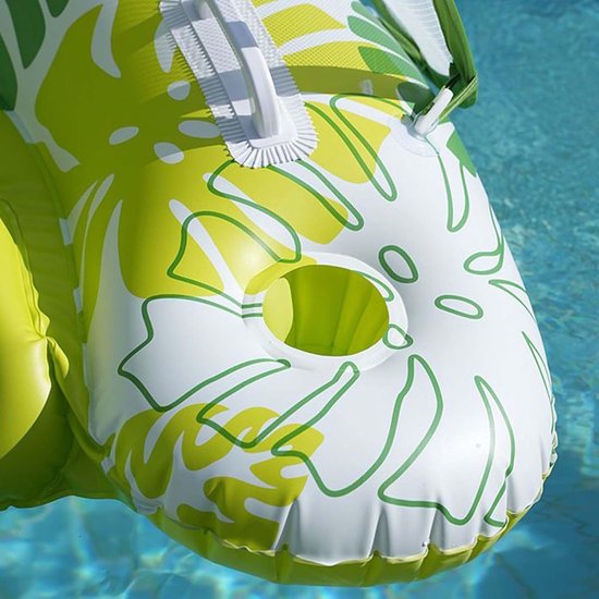 Zwembaddrijver met Luifel - Opblaasbaar Vlot - Ontspannen in Water - Ergonomisch Ontwerp - 103 x 80 cm - Niet gespecificeerd — afbeelding 5