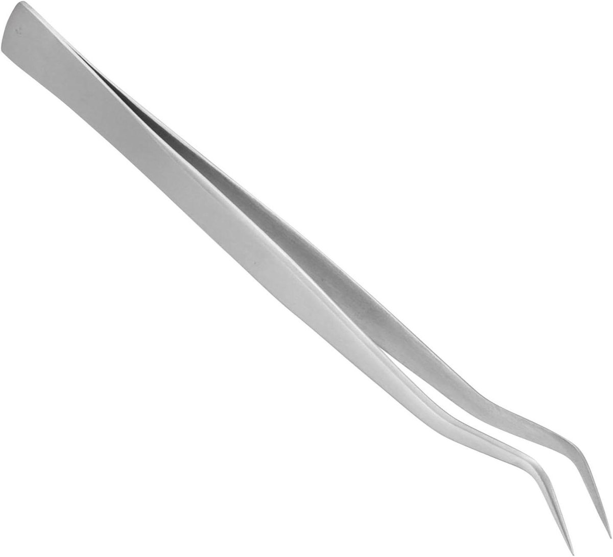 Precisie Pincet - Fijne Tang - Componenten Plaatsen - Anti-Magnetisch - 165 mm - Zilver
