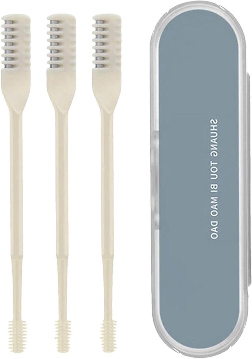 Neushaartrimmer - Gezichtsverzorging - Persoonlijke Hygiëne - Dubbele Kop Design - 9.3 cm Lengte - Zilver