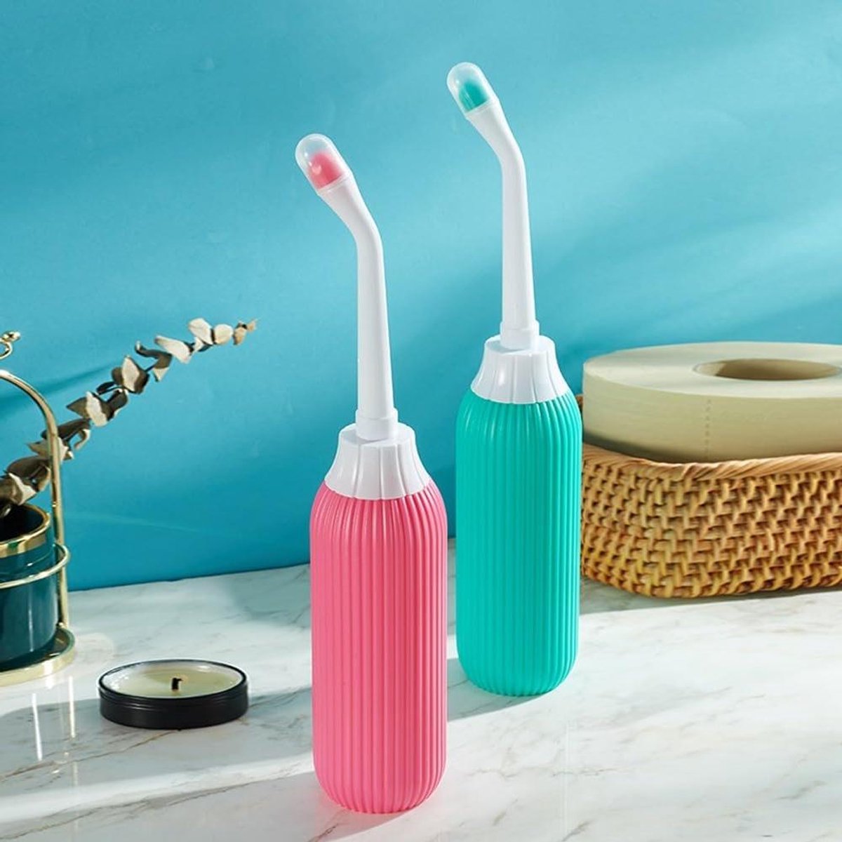 Draagbare Bidet Fles - Persoonlijke Sproeier - Hygiënisch Reinigen - Zacht EVA Materiaal - 500 ML Capaciteit - Zoals Afgebeeld
