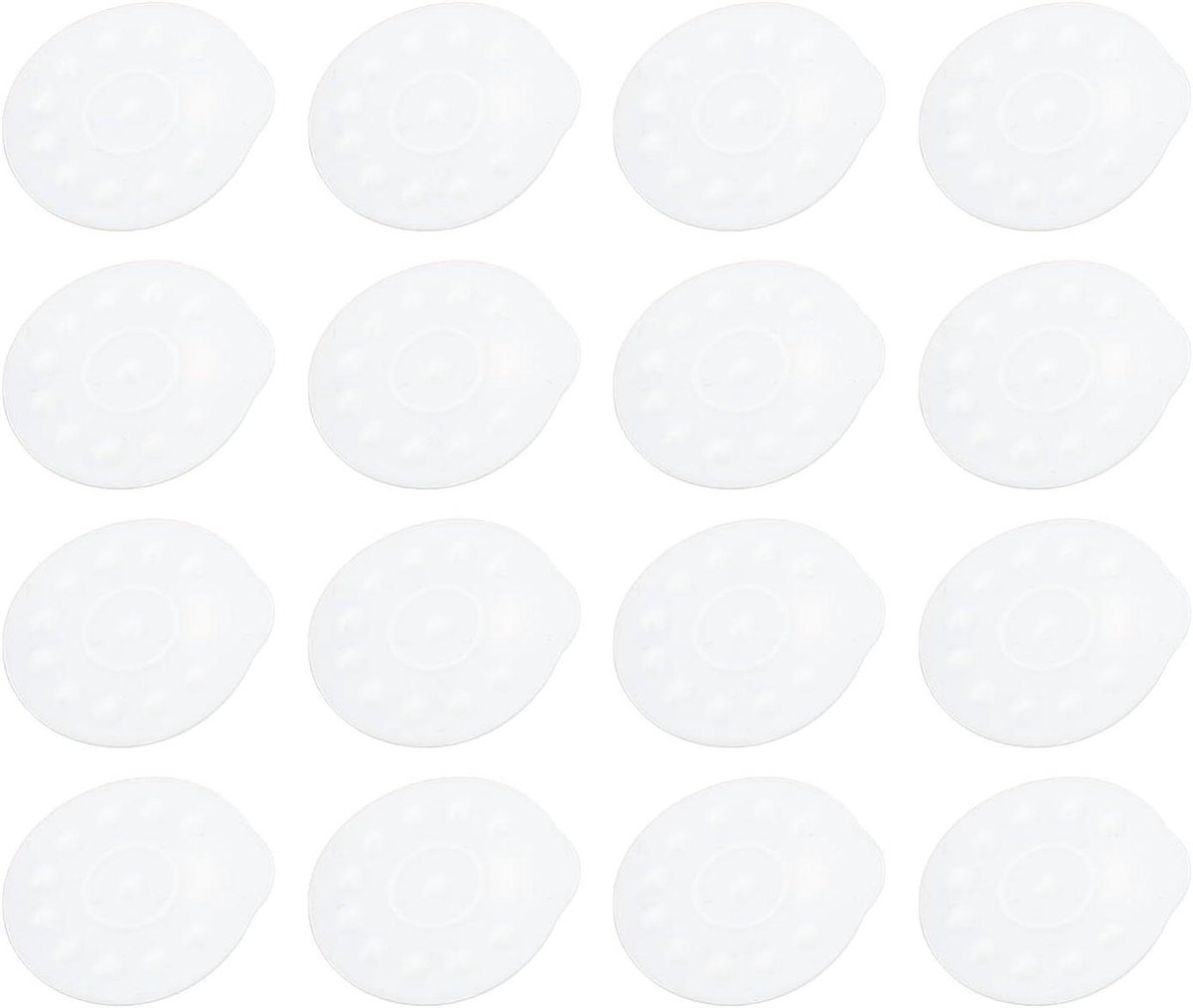 Borstkolfmembranen - Reserveonderdelen - Borstvoeding Ondersteunen - Zacht Siliconen - 16 Stuks - Transparant