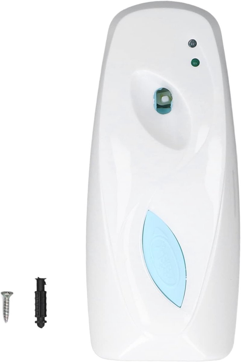 Automatische Spray Dispenser met Wandmontage en Lichtsensor, 3 Instelbare Modi, Geschikt voor 300ml Aerosol voor Thuis, Badkamer en Kantoor
