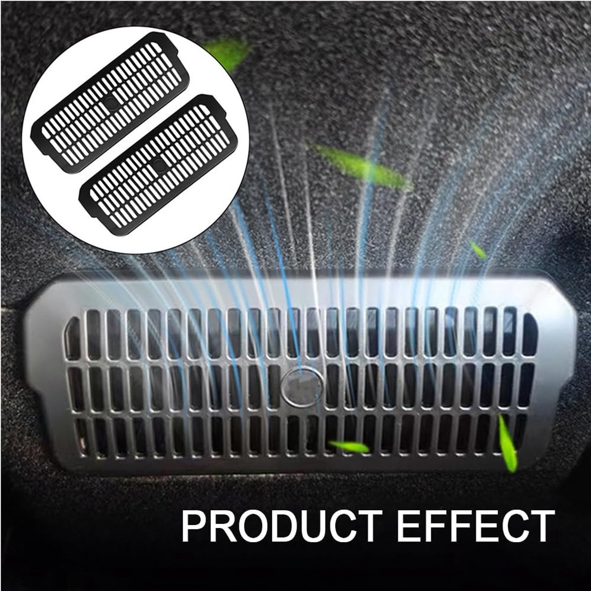 Dailygoody - Onderstoel Ventilatie Afdekking - Beschermhoes voor Model 3 - Anti-Blokkeer Dust Cover - Geschikt voor auto-interieur - Houd je interieur