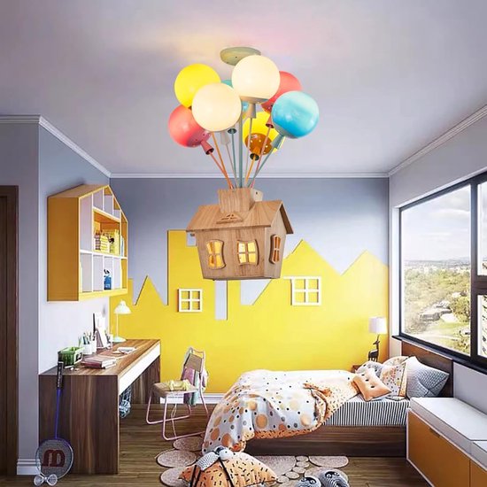 HEZIVO® Plafondlamp Kinderkamer - Kroonluchter Slaapkamer Kinderen - Inclusief Lampen - Jongens en Meisjes — afbeelding 4