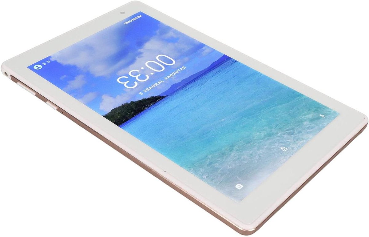 81 Inch Tablet - Computertablet IPS-scherm - Entertainment en Werk - Dual SIM 3G - 64 GB Opslag - Goud