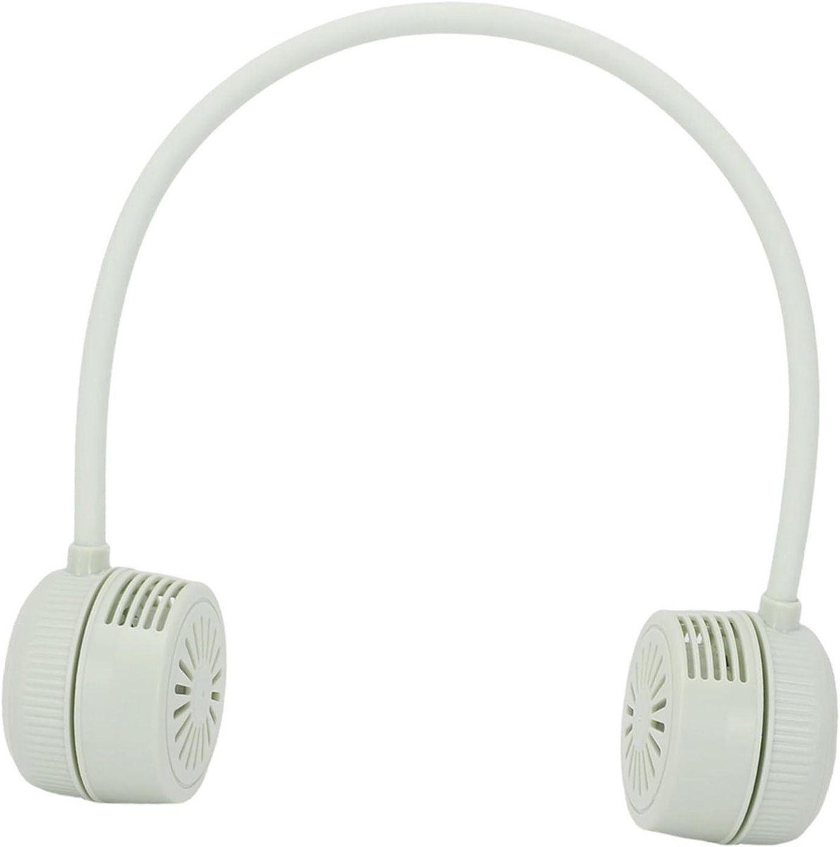 Bladeless Nekventilator - Draagbare Ventilator - Persoonlijke Koeling - 360 Graden Luchtstroom - 15.1D x 13.5B x 5.5H cm - Groen