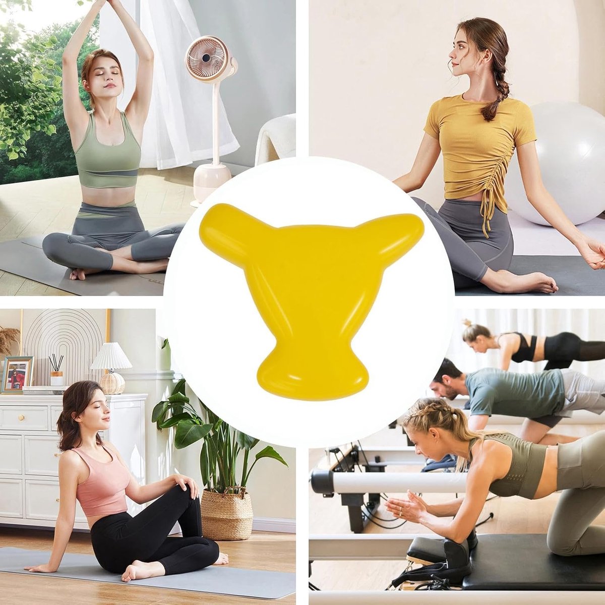 Handmassageapparaat - Nekmassage Roller - Spierontspanning - Ergonomische Handgreep - 10 x 8 x 3 cm - Niet gespecificeerd