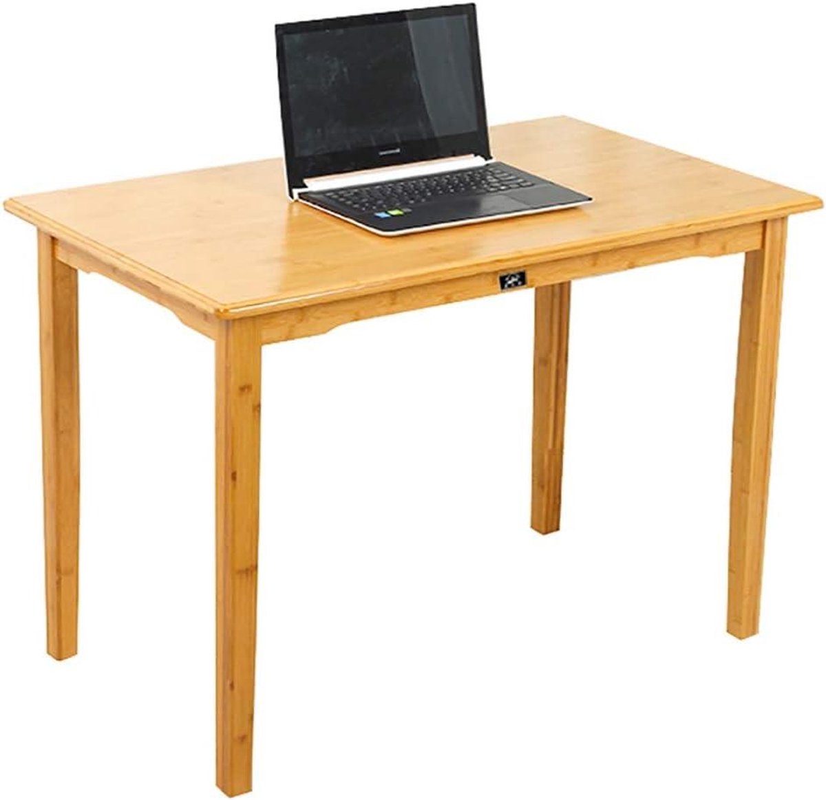 Eettafel Bamboe - Bureau Tafel - Multifunctioneel Gebruik - Waterdicht Bureaublad - 80x60x62cm - Veelkleurig