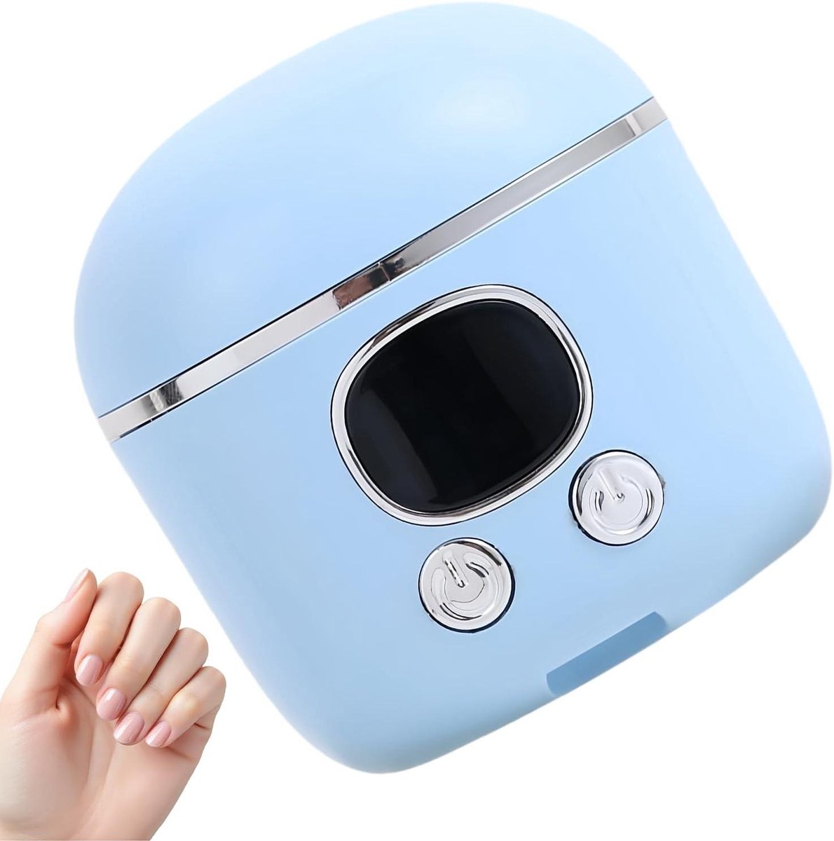 Elektrische Nagelknipper - Nageltrimmer Verzorger - Nauwkeurig Knippen - Geïntegreerd LED Licht - 14 x 10.6 x 1 cm - Wit