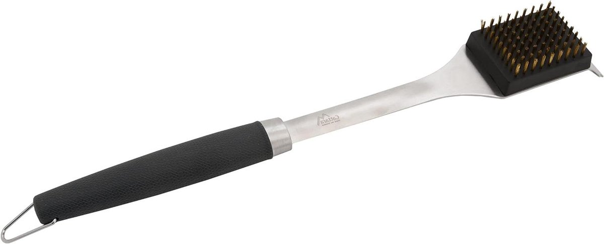 Grill Borstel - Barbecue Borstel - Barbecue Schoonmaken - Met Krabber - 45 cm - Grijs