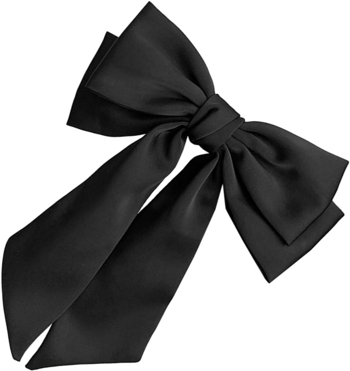 Haarstrik Clip - Haarlint Strik - Haar Styling - Grote Strik - 21 x 9.5 x 3 cm - Zwart