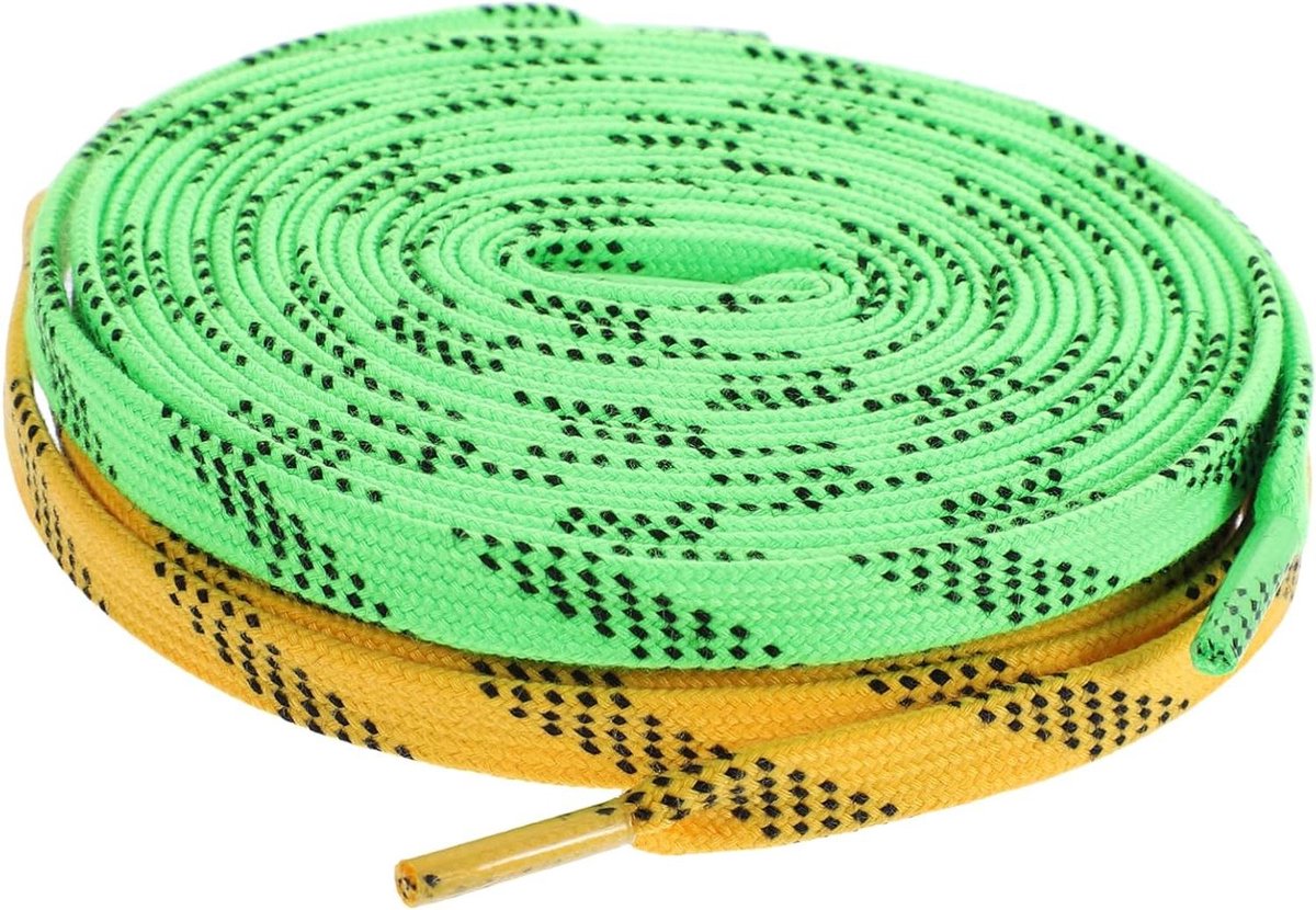 Schaats Veters - IJshockey Veters - Schoenen Strikken - Slijtvast Materiaal - 213 cm - Zwart