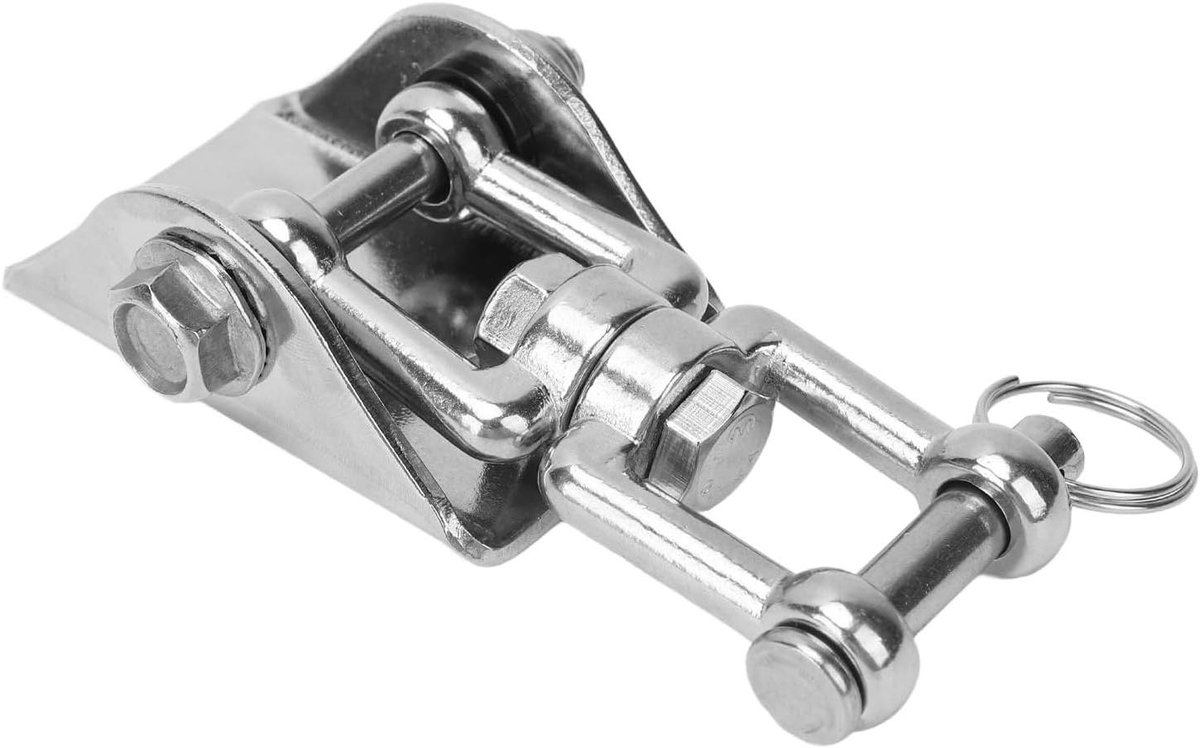 Schommelhaak - Hangmatbeugel Roterend - Buiten Schommelen - 360 Graden Rotatie - 1000 kg Draagvermogen - Zilver