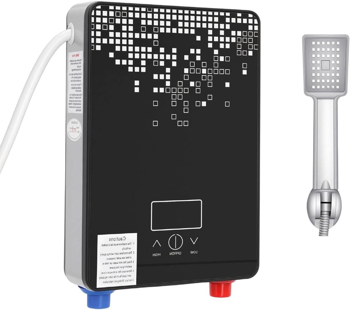 Elektrische Doorstroomboiler - Mini Boiler Warm Water - Direct Warm Water - Met Led Display