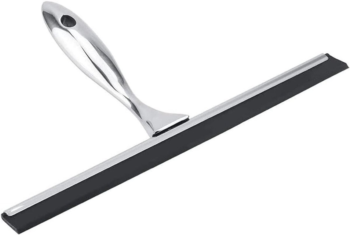 RVS Raamwisser voor Glasreiniging - Effectieve Schoonmaak Squeegee voor Badkamer, Douche en Spiegel
